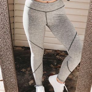 Grey & Black Leggings